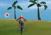 Jeu flash : Stunt Bike Island (simulation)